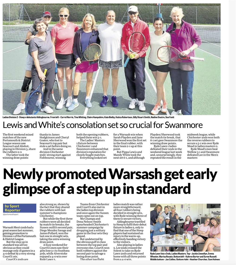 P&D Portsmouth News Weekly Report