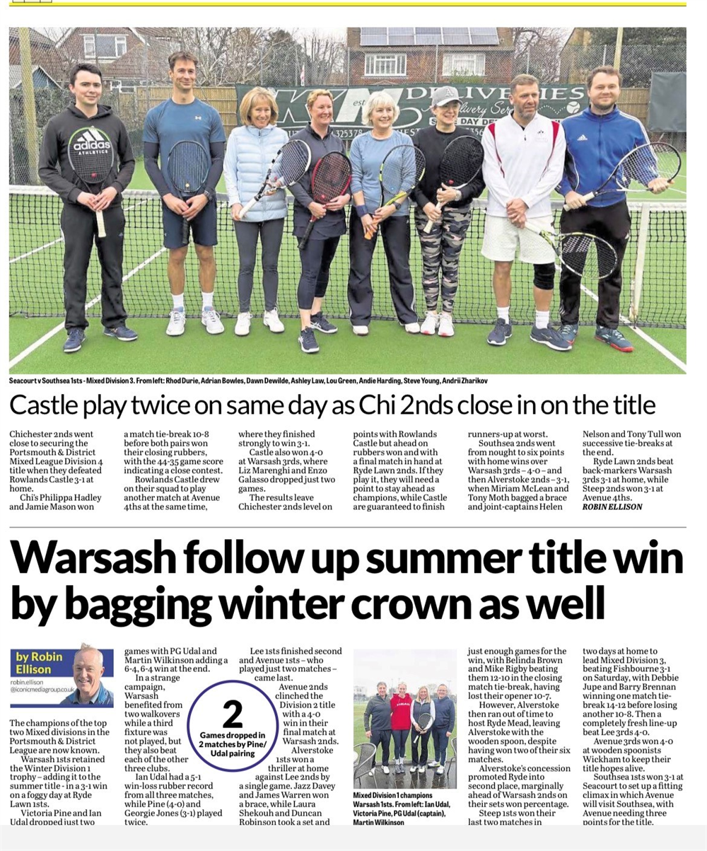 P&D Portsmouth News Weekly report