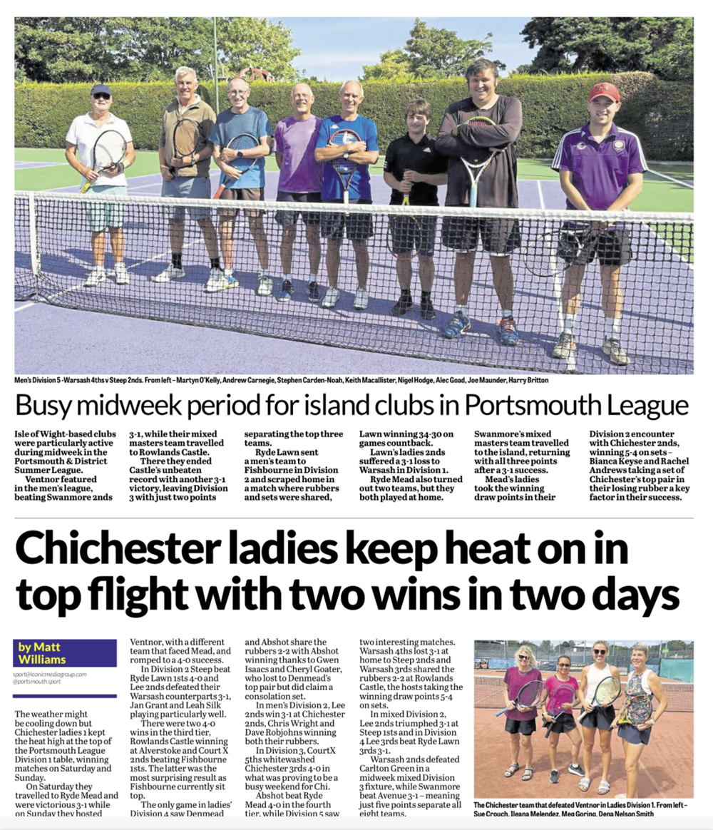 P&D Portsmouth News Weekly Report